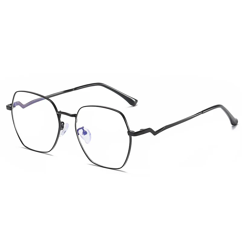 1910 Irregular Eyewear Fashion Metal Frame Glasses For Women Full Rim Myopia Spectacles Hot Selling