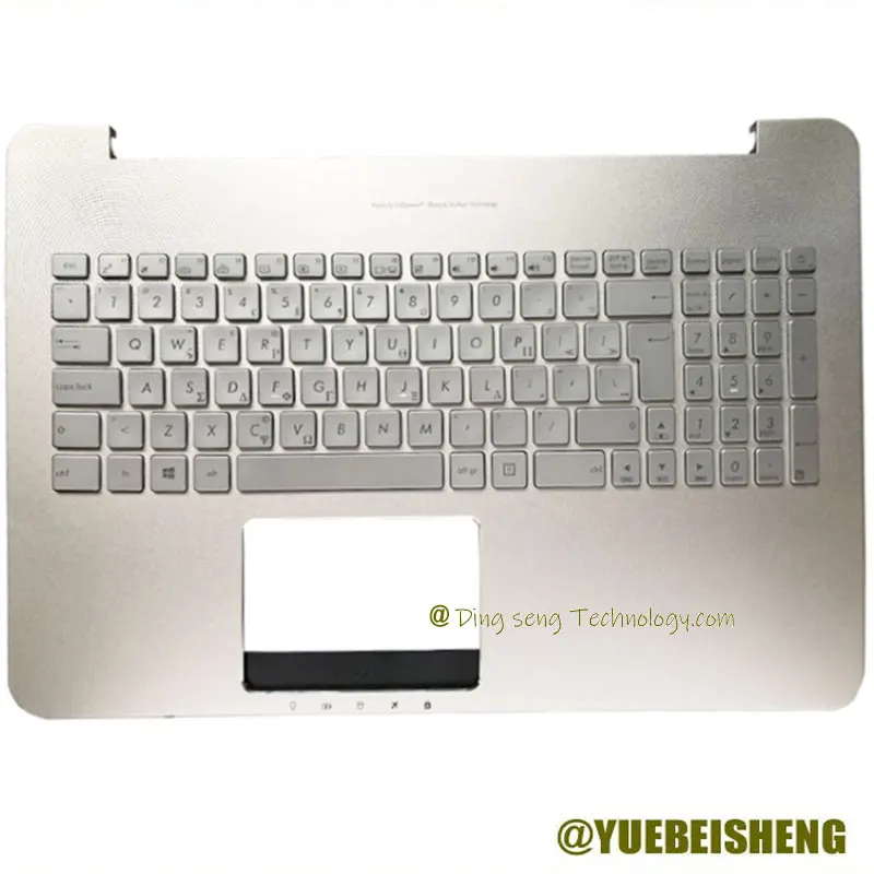 YUEBEISHENG               New For ASUS VivoBooK Pro N552 N552V N552VX N552VW palmrest EUR Keyboard upper cover  Backlight