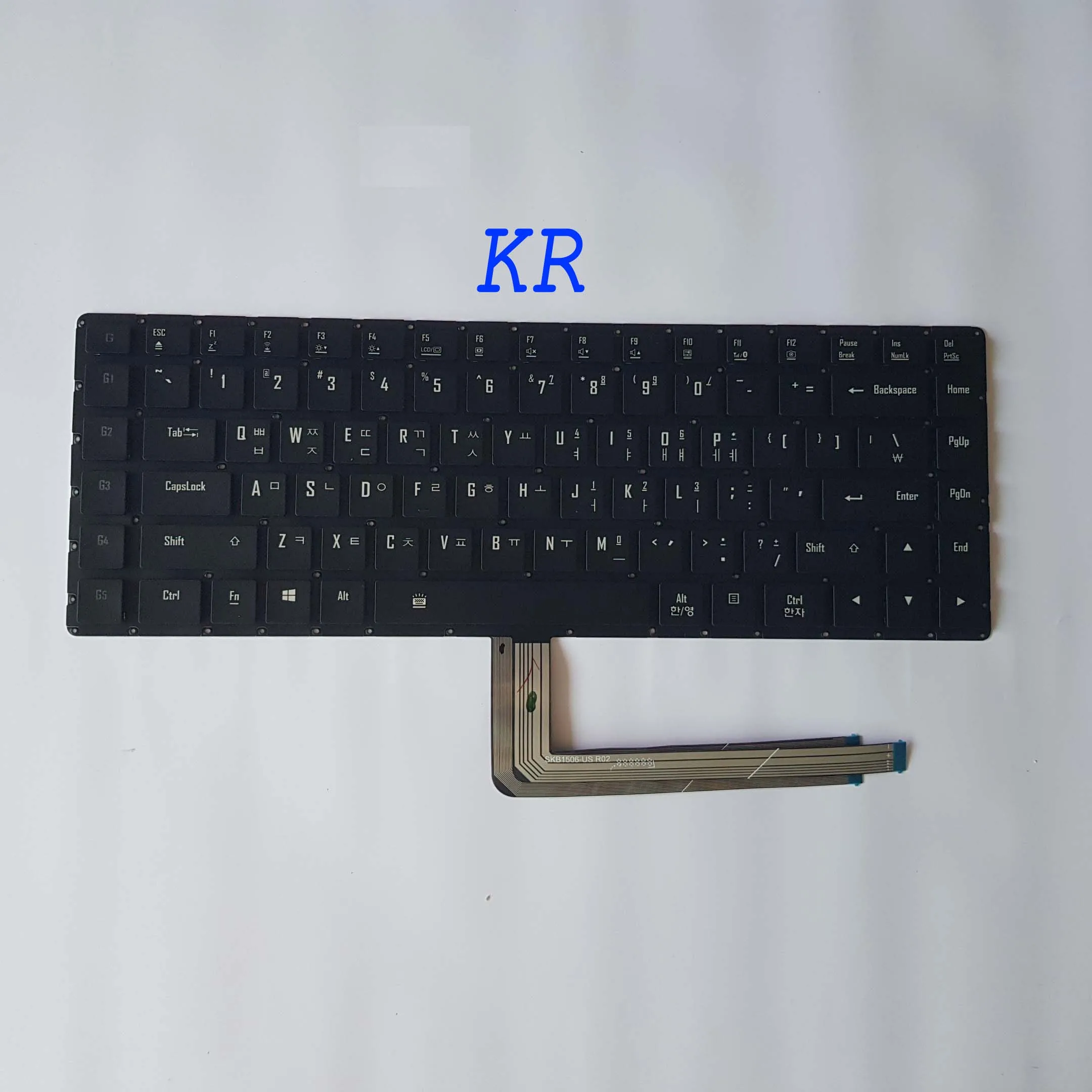 Przezroczysta klawiatura do laptopa Gigabyte AERO 14 27703-KR641-G30S SKB1507-KR 27703-US641-G30S SKB1507-US bez ramki