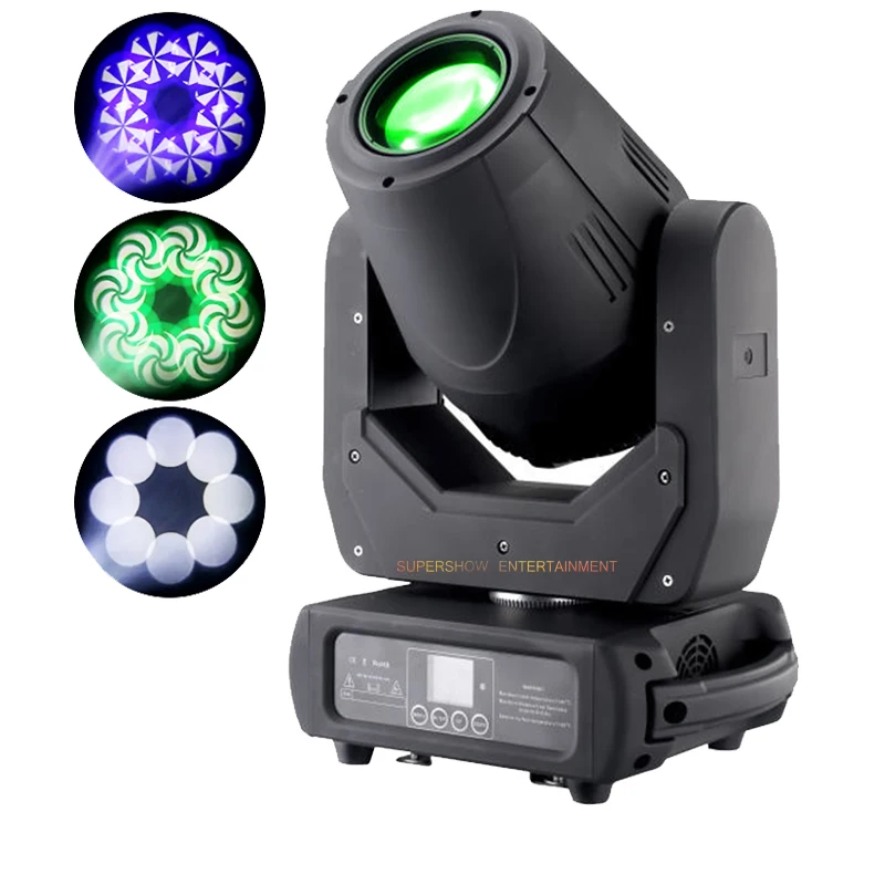 150W LED Beam Spot Wash 3 In 1 Moving Head Light 7 Colors With Zoom function For DJ Disco Light Club Stage Effect Lighting