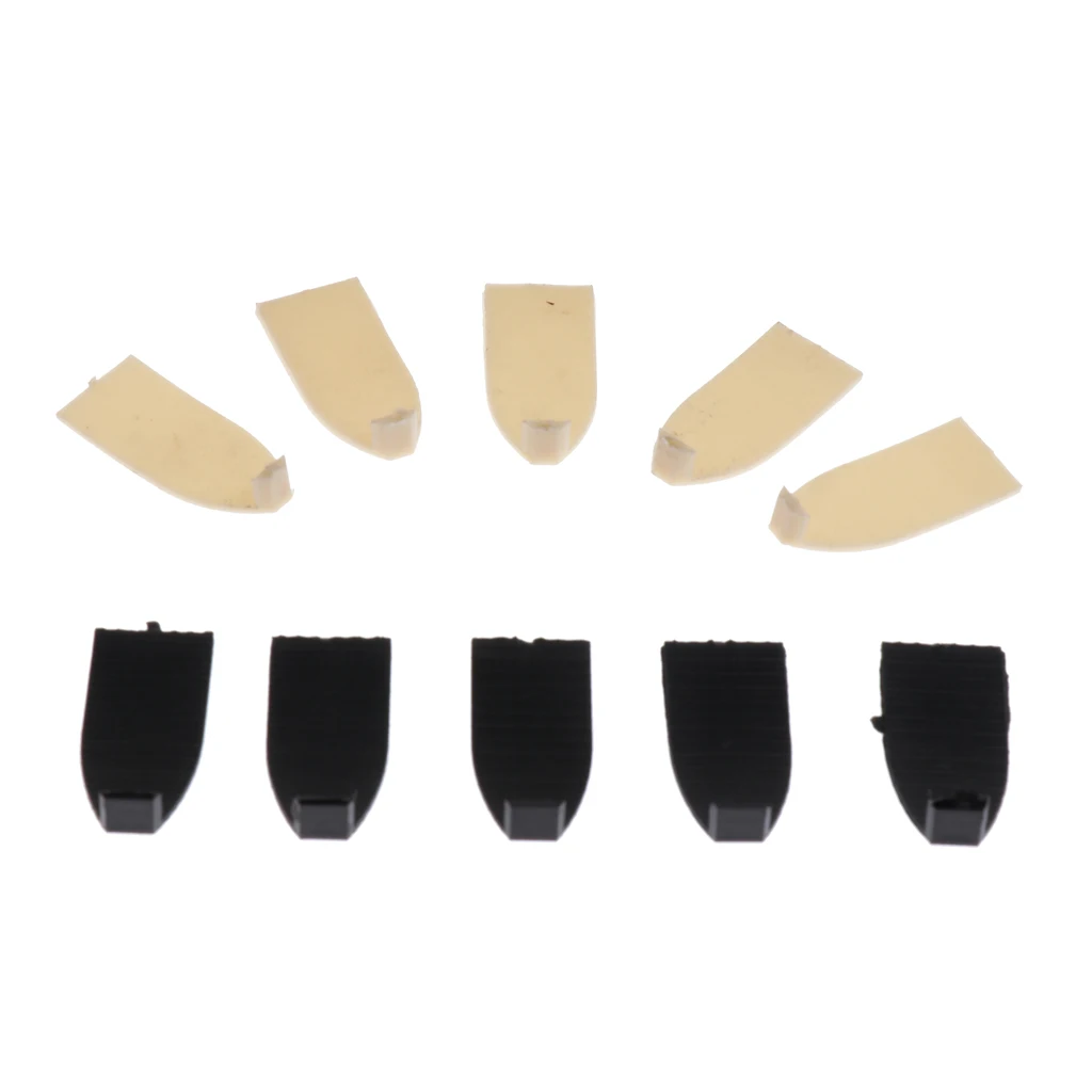 10 Pcs Violin Fittings Violin Bow Pad Horsetail Protector Replacement Parts