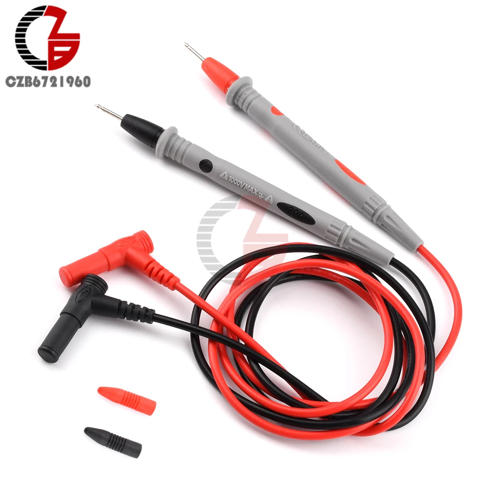 1 Pair Universal Digital Multimeter Test Pen Leads Multi Meter Tester Test Lead Cable Probe Pin Needle Wire Line 1000V 10A 20A