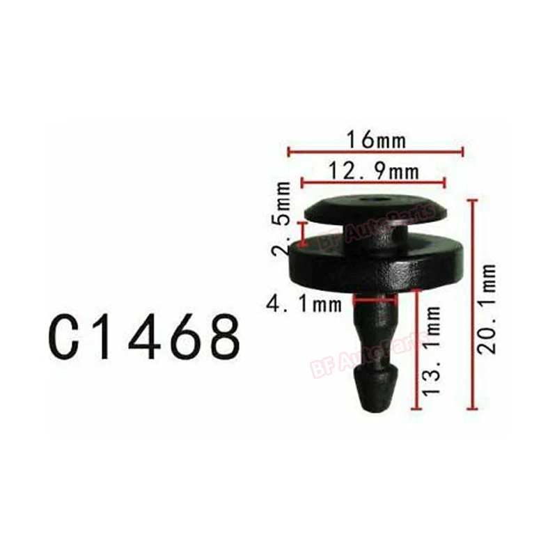 

100pcs C1468 Cowl Top Clip Fit For Nissan Infiniti 6682060R10