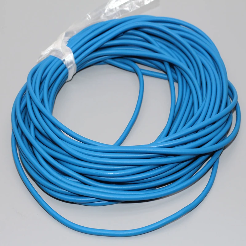 Ligne de pêche en caoutchouc solide de 2mm, ligne de pêche à bande élastique haute, sangle de Tennis, corde attachée, 10m