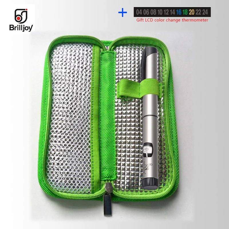 

Brilljoy Brand Insulin Cooling Bag Diabetes Travel Portable Insulin Storage Cooler Bag BolsaTermica Insulin Refrigerated ice Bag