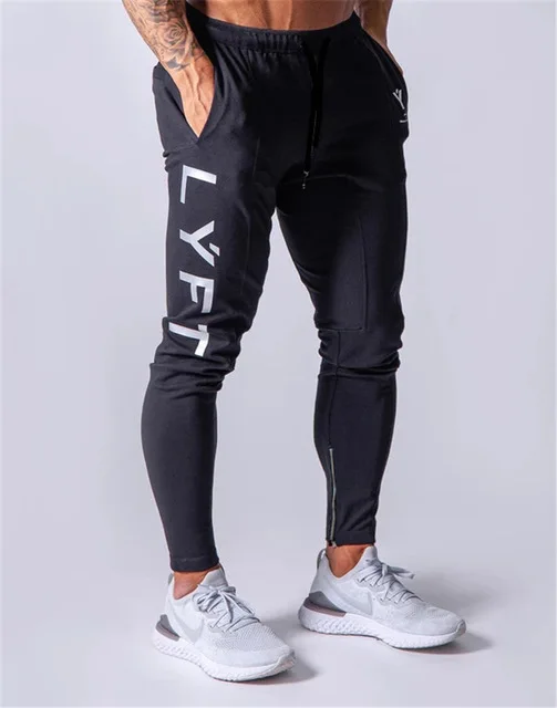 JP&UK Mens Sweatpants Gym Jogging Pants Fitness Bodybuilding Joggers Workout Trousers Slim Men Casual Cotton Pencil Pants