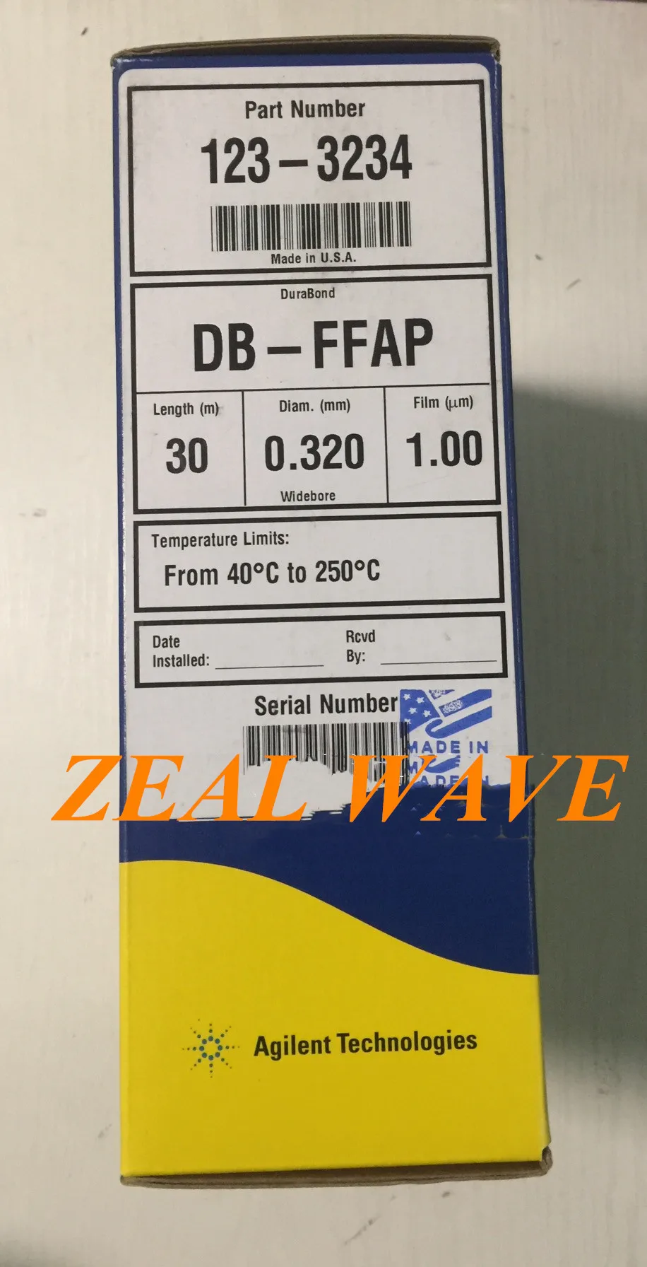 

Agilent Original Gas-phase Capillary Column DB-FFAP 30m 0.32mm 1.0um Special 123-3234