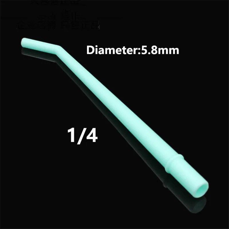 25pcs/bag Disposable Surgical Aspirator Tips Plastic Curved Tips Dental Saliva Ejector Tips Autoclavable Suction Tube 1/4 Tips