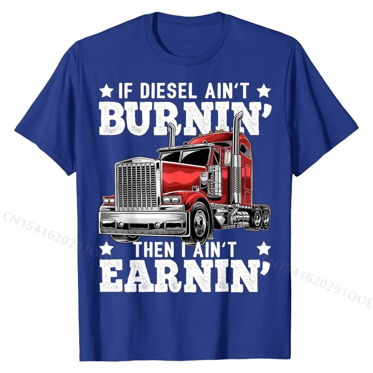 Funny  Trucker Big Rig Semi-Trailer Truck Driver Gift T-Shirt Cotton Young Tops Shirts Casual Tshirts Cool Family