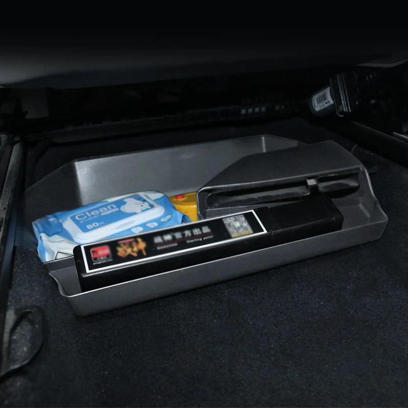 Caja de almacenamiento debajo del asiento para volvo XC60 XC90, decoración interior, suministros de coche modificados