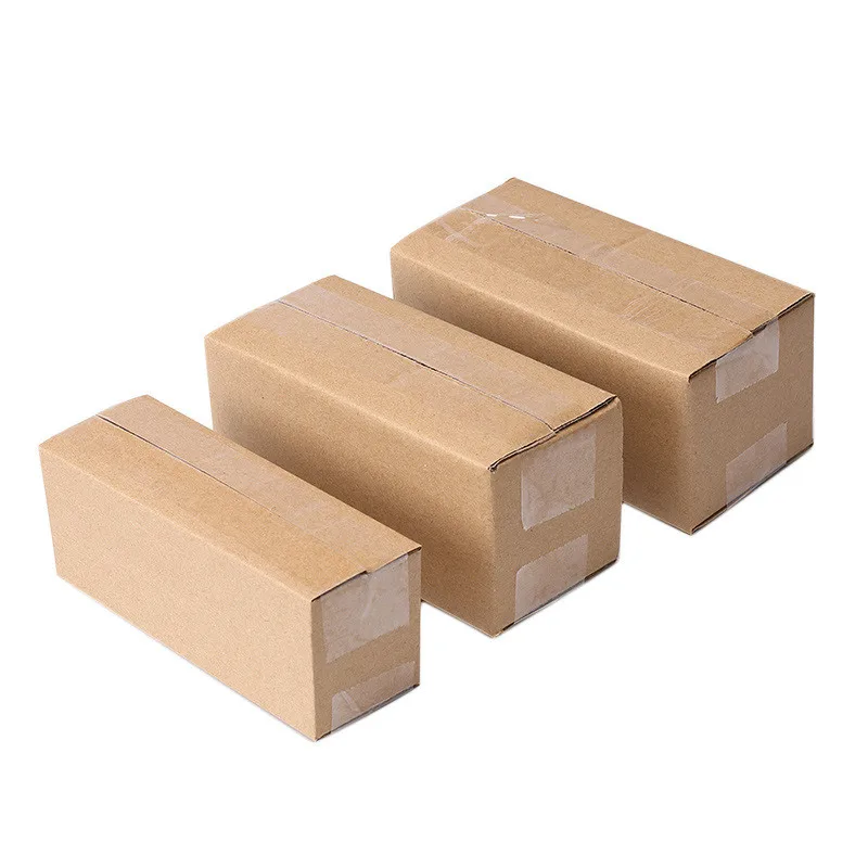 Corrugated Gift Box, Mailer Shipping Box for Postal Transport, Carton Corrugated Box for Glasses and Jewelry Packaging, 10Pcs