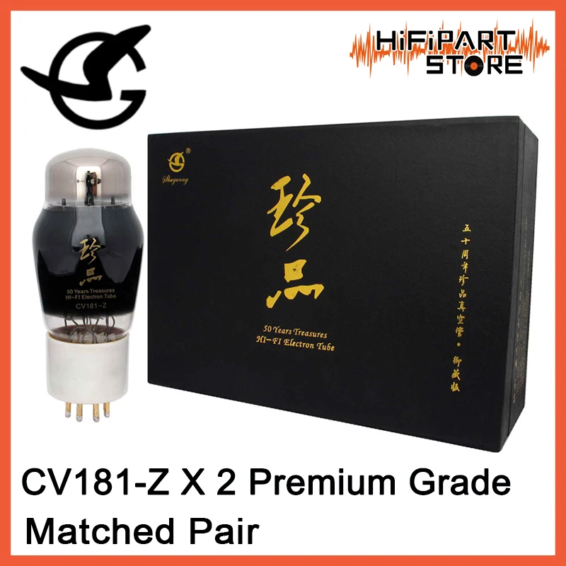 

Shuguang 50 Years Treasure CV181-Z Vaccum Tube for Tube amplifier accessories Lamp Repalce Psvane EH JJ Golden Voice 6SN7 6N8P