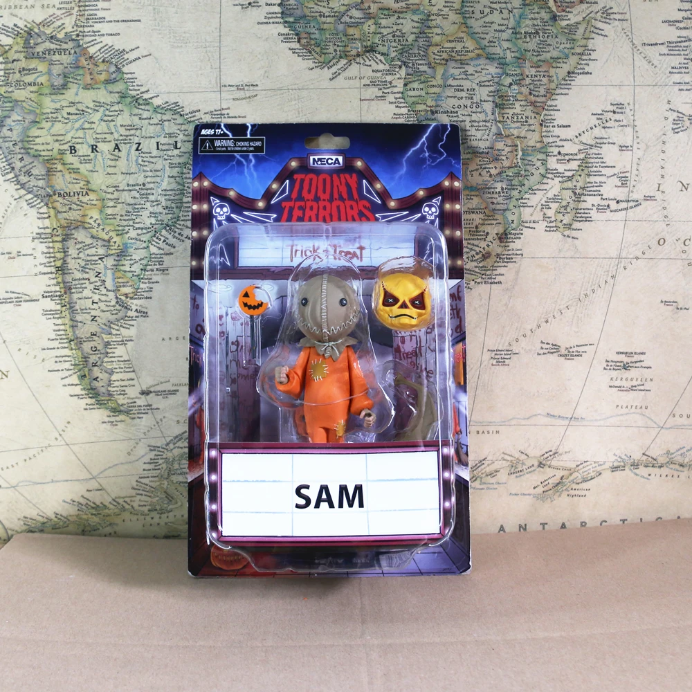 Hot Classic Film Toony Terrors Trick'r  or Treat Sam NECA 15CM Action Figure Toys Halloween Gift