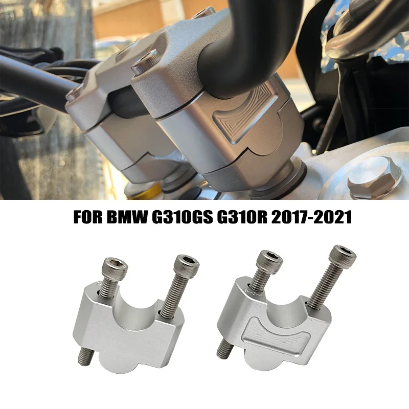 

For BMW G310GS G310R G310 G 310 GS R 2017-2021 2020 Motorcycle Handlebar Handle Bar Riser Heighten Extend Mount Clamp Adapter