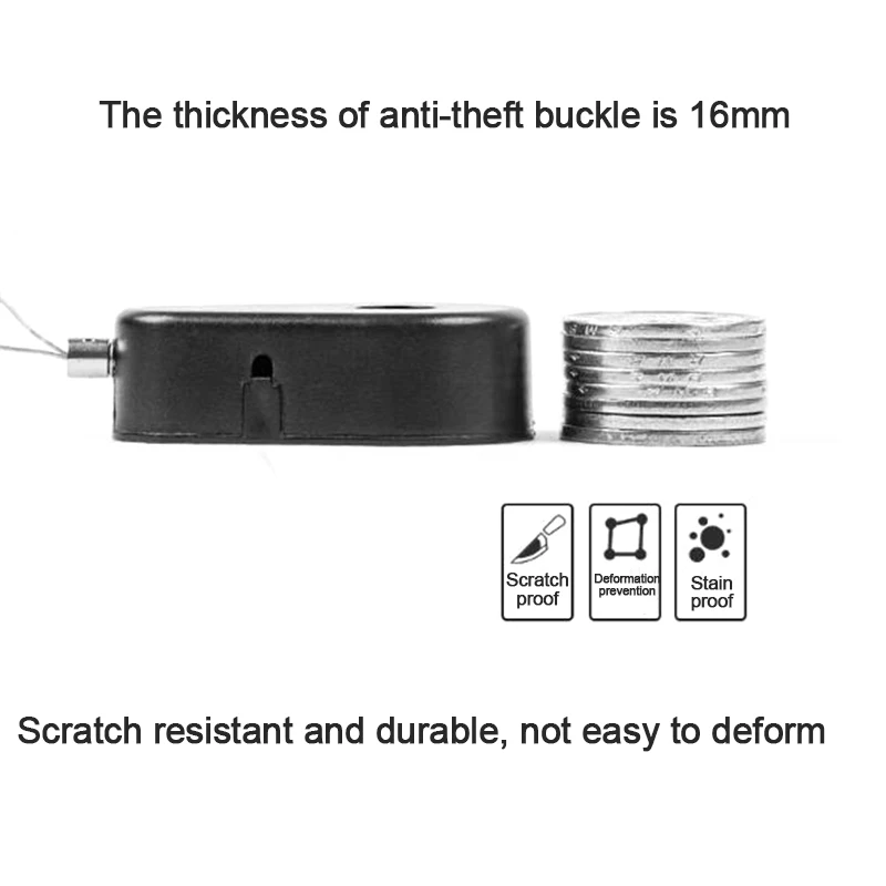 มัลติฟังก์ชั่อัตโนมัติประตู Anti Theft Retractable สายดึงกล่อง