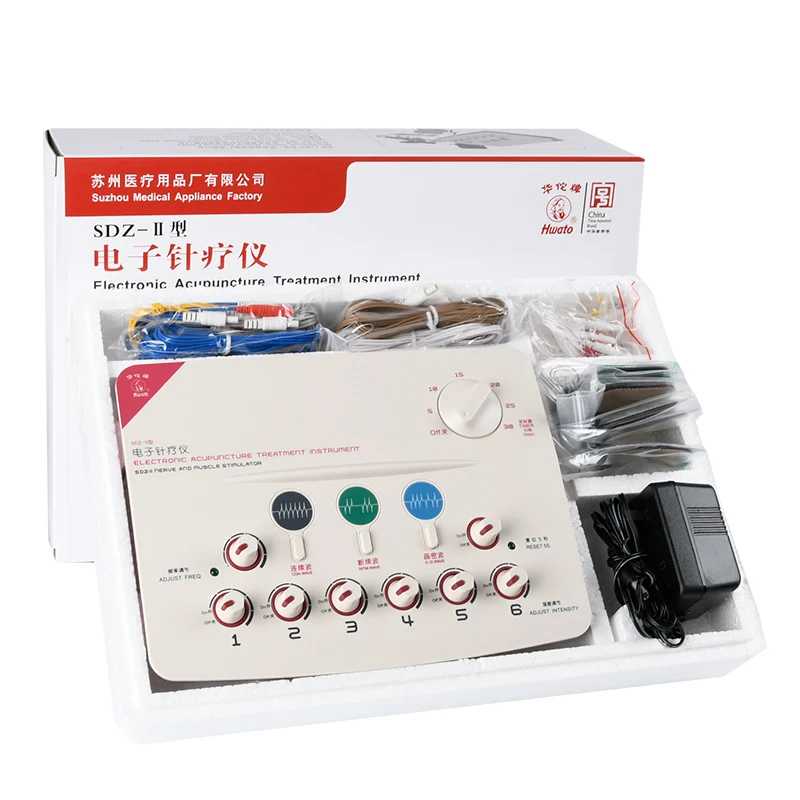 

Upgrade SDZ-II Electronic Acupoint Acupuncturist Tens 6 Output Acupressure Needle Muscle Physiatry Knead Relax Apparatus