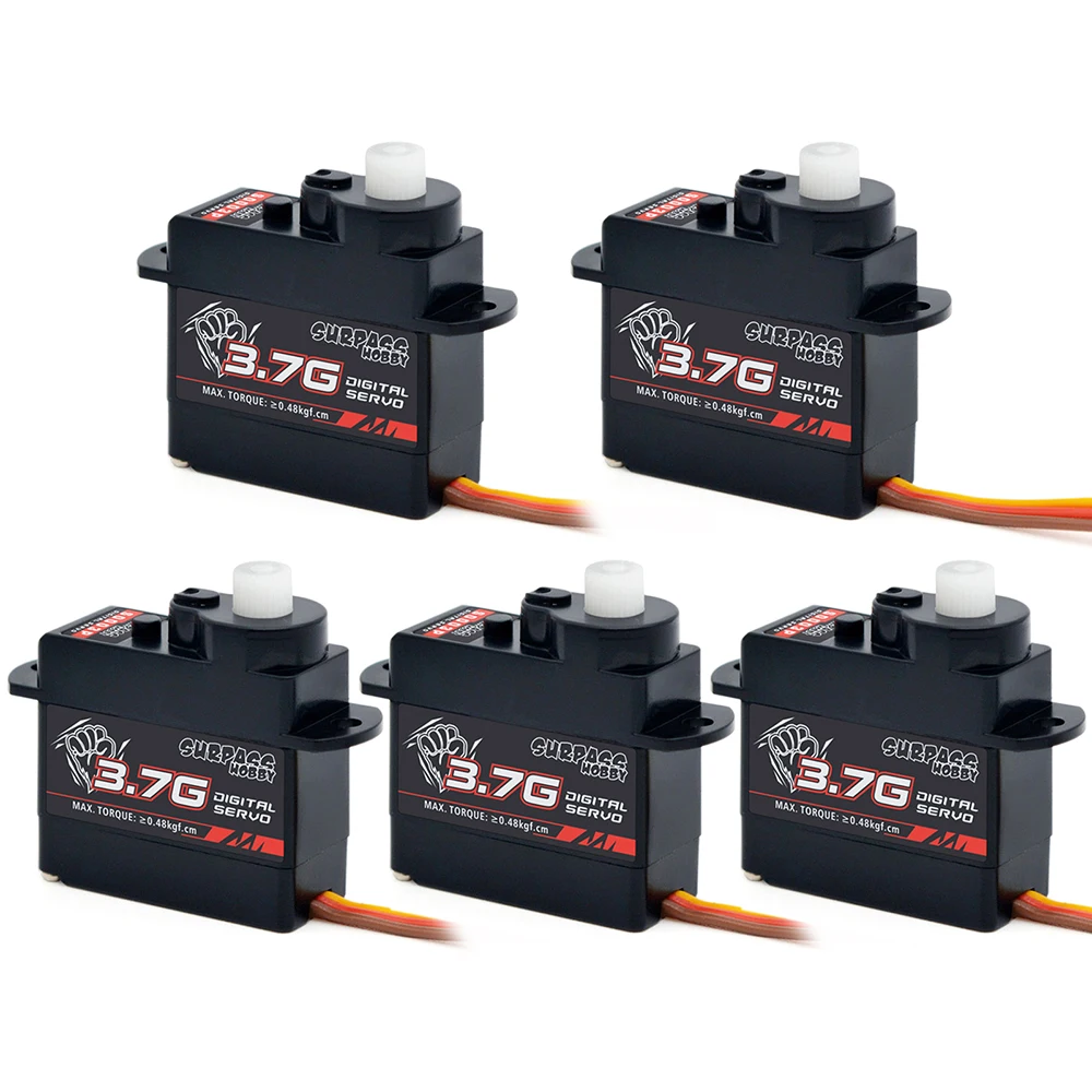 Hohe Qualität 5 teile/los Übertreffen Hobby Digital Servo 3,7g Micro Kunststoff Getriebe Servo für RC Flugzeuge Fest-flügel hubschrauber
