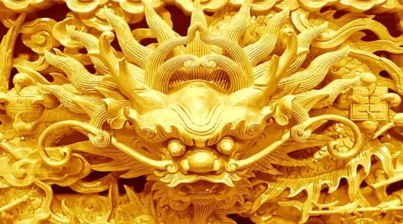 Aangepaste Gouden Draak Foto Papel De Parede 3d Muurschildering Behang Voor Muren 3 D Landschap Huisdecoratie Muurstickers Woonkamer