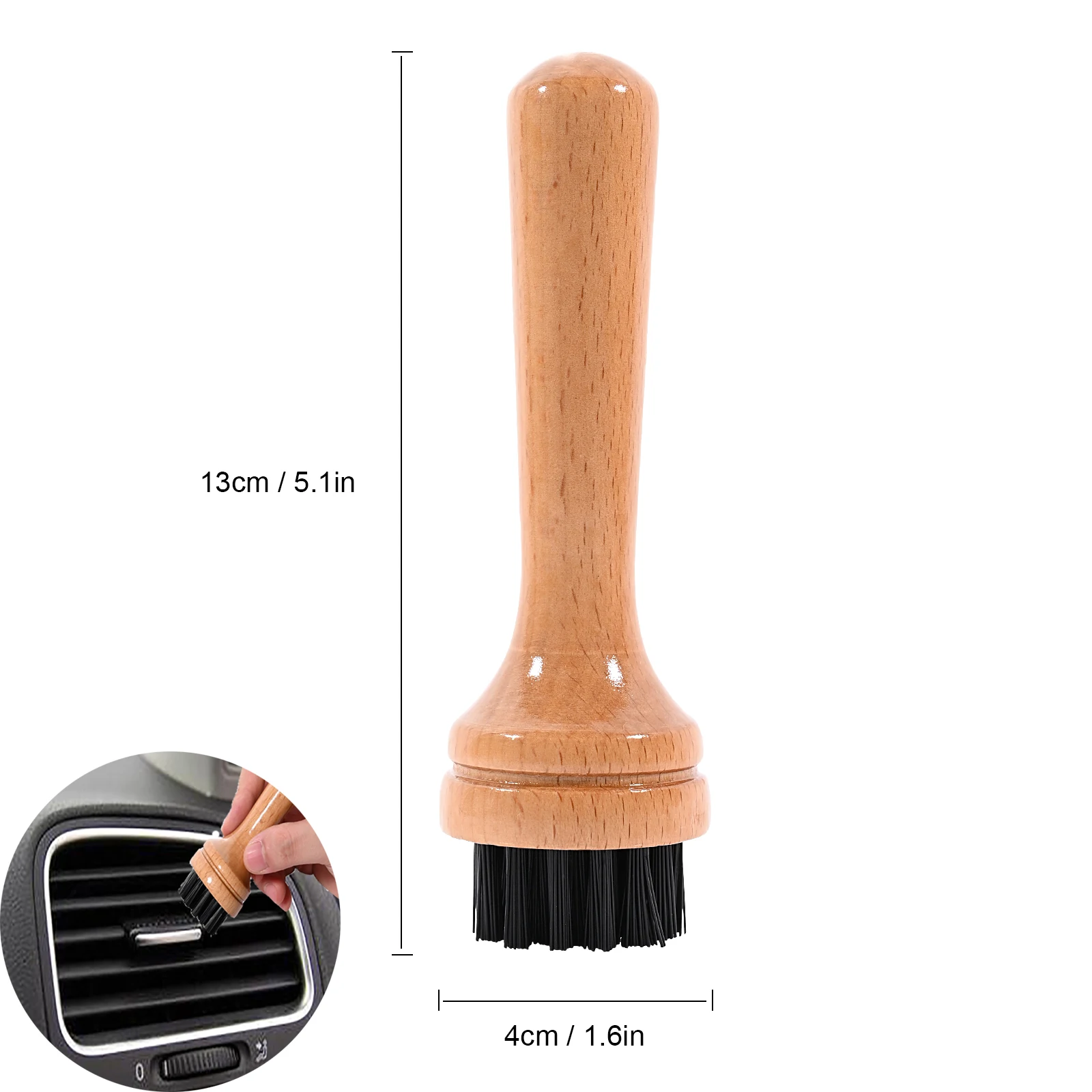 

EHDIS Auto Cleaning Accessories Car Grille Vent Dust Cleaning Brush Air Conditioner Washing Tool Car Interior Dirt Scrubing Tool