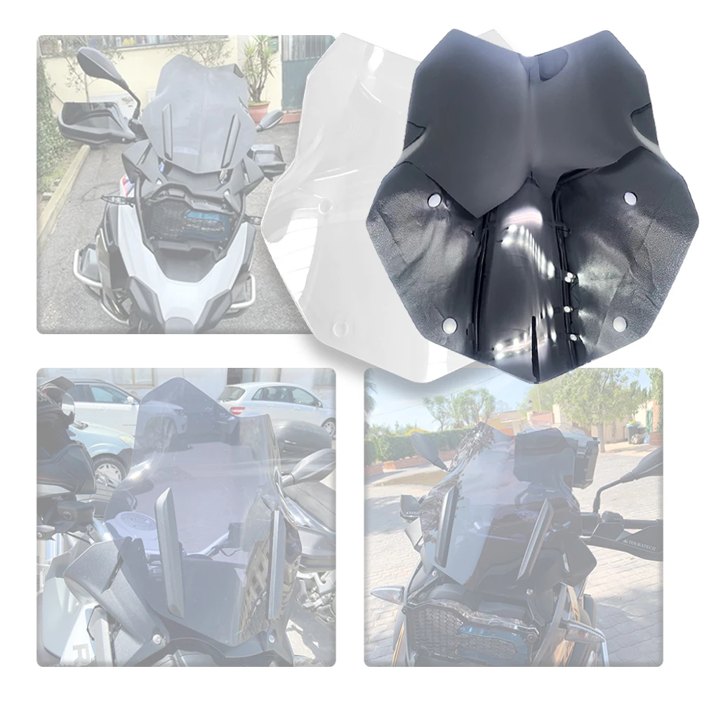 R1200GS R1250GS Windscreen Motorcycle ABS Windshield Wind Shield Screen Deflector For BMW R 1200GS 1200 1250 GS ADV Adventure