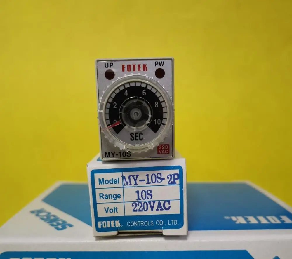 

MY-10S-2P-220V brand new original imported Taiwan FOTEK timer