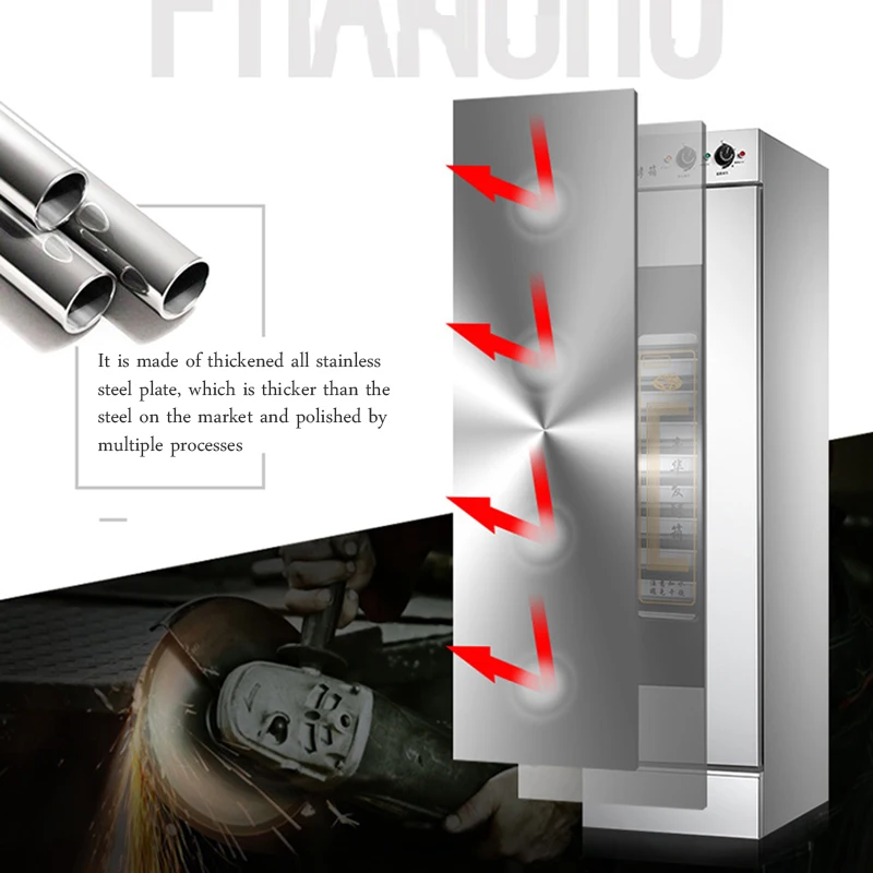 

Коробка для ферментации Коммерческая коробка для расстойки из нержавеющей стали Выпечка хлеба Булочка Ферментационный шкаф Ферментация с постоянной температурой