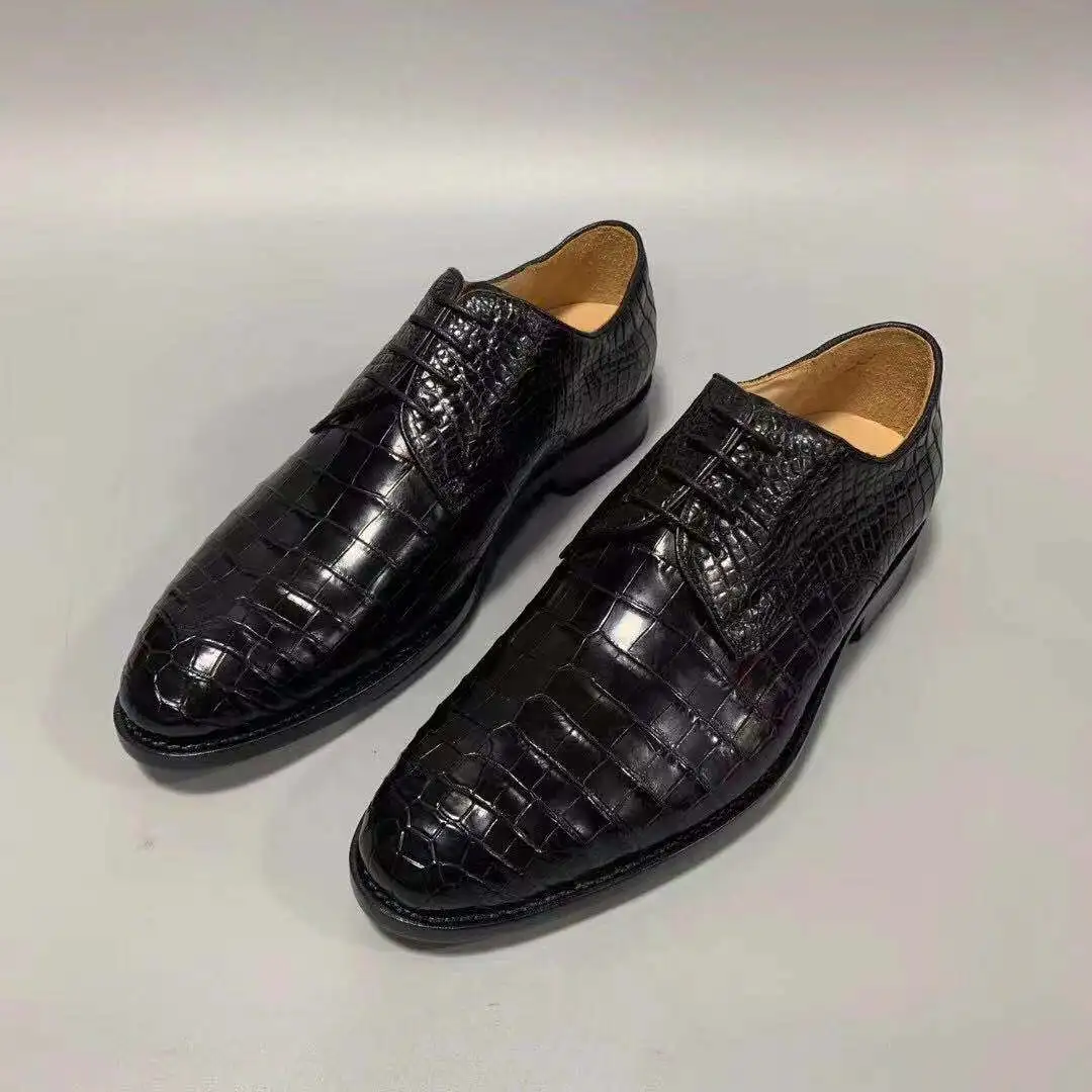 fanzunxing new men dress shoes men crocodile leather shoes male dress shoes men crocodile shoes