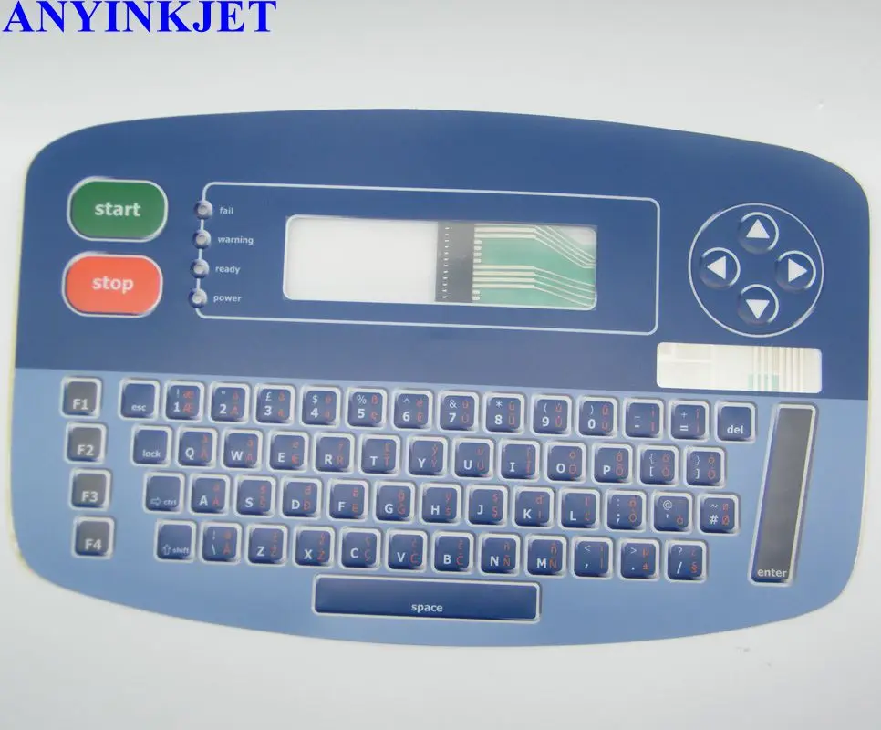 for Linx 4900 printer keybaord keypad display membrane