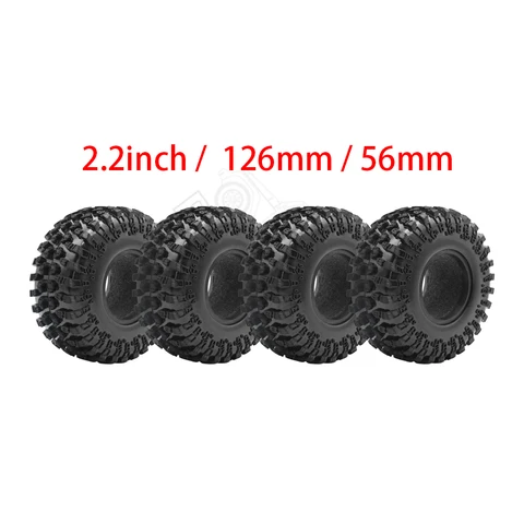 Резиновые шины 1.9/2.2 дюйма черные для RC Crawler