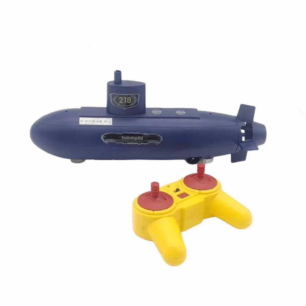 Updated Version RC Submarine Education Puzzle 2.4GHz Wireless Remote Control Electric Submarines Model Gift Toy For Children Kid