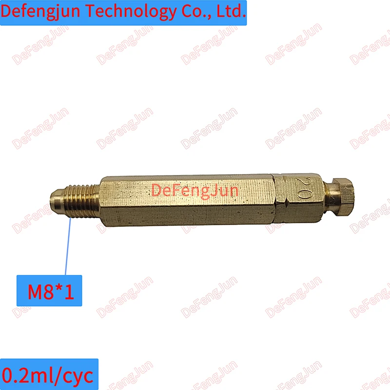 Detective Volumetric oil Distributor lubrication separator valve piston dispenser manifold 0.2ml/cyc