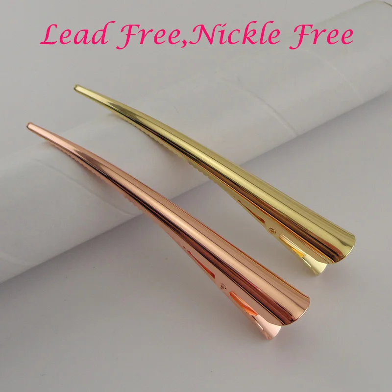 13.0cm Large Metal Beak clips for womens filigree flower Big Hairpin Flower Hair Barrettes for hairdressing salon