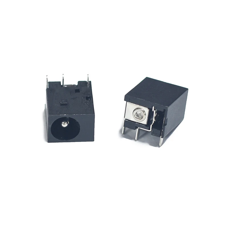 20PCS/LOT DC-044 5.5x2.1mm DC Power Jack Socket 3Pin Connector DC044 5.5*2.1mm DC Power Supply Interface 3-Pin Panel Mount Plug