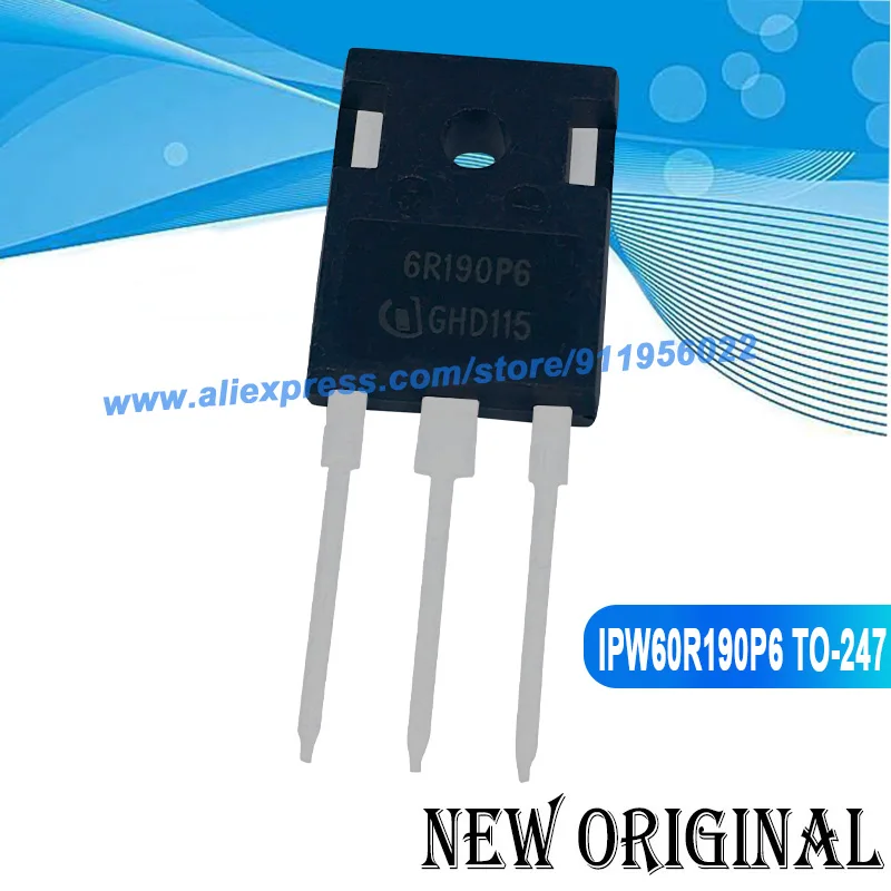 (5 Pieces) IPW60R190P6 6R190P6  TO-247 650V 57A / IPW60R099P6 6R099P6  650V 109A / 6R280P6 IPW60R280P6 650V 39A TO-247