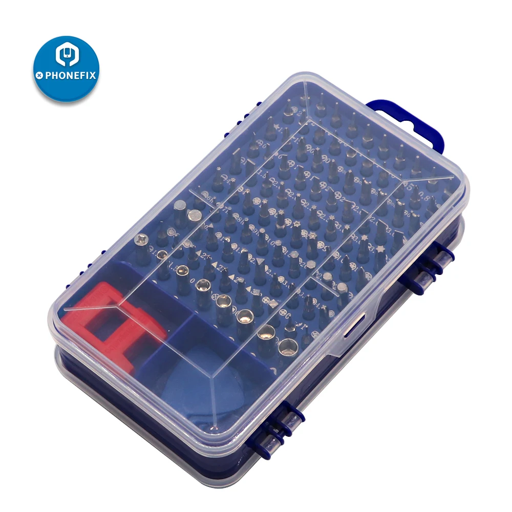 Conjunto de chaves de fenda 110 em 1, kit de ferramentas de precisão, conjunto de pontas de chave de fenda, multifuncional, reparo de celular, ferramentas manuais