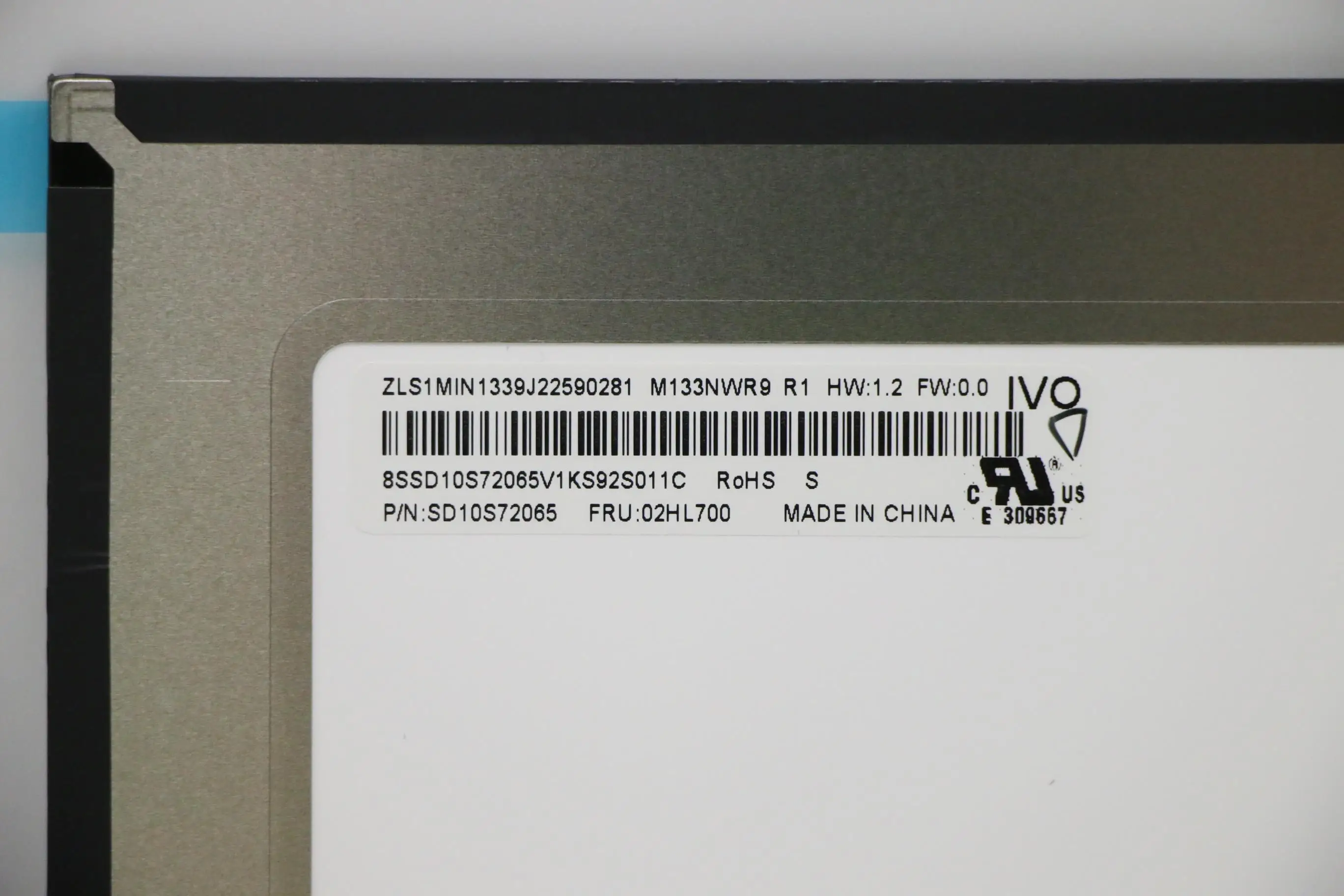 Imagem -03 - Nova Tela Lcd Original para Lenovo Thinkpad X395 X390 X13 hd 02hl700 02hl702 02hl710 02hl701 5d10w46483