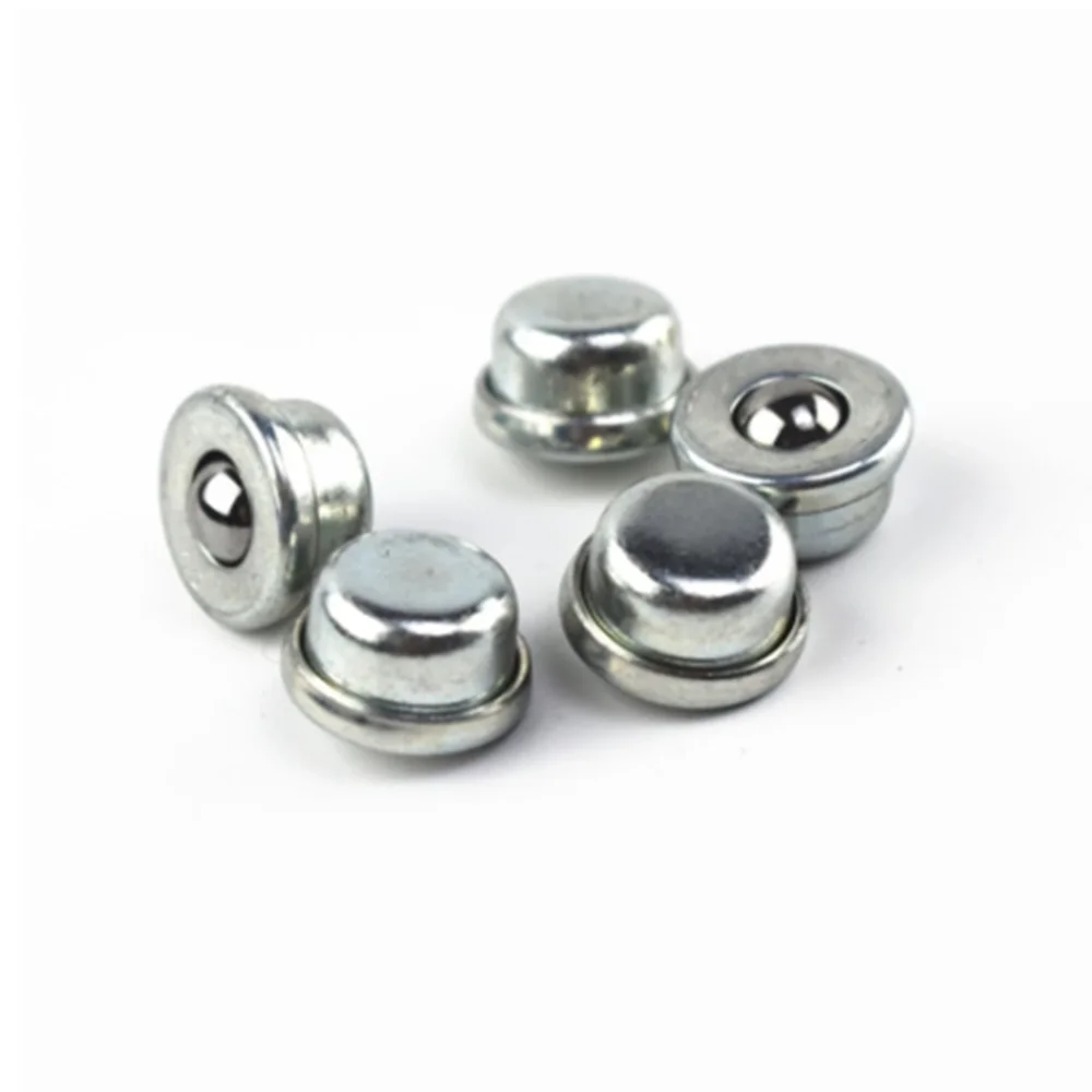 10pcs Dia 8mm Ball Metal Transfer Bearing Unit Conveyor Roller CY-8H