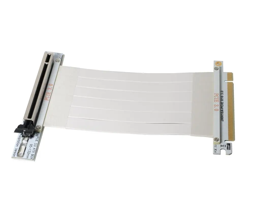 كابل تمديد PCIe 3.0 GEN3 PCI-E 16X عالي السرعة GPU بزاوية 90 درجة لبطاقة الرسومات RTX 2080Ti