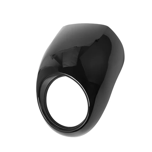 Imagen 2 del producto Cubierta de carenado de parrilla para faro delantero de motocicleta, parabrisas de plástico ABS para Harley 883 1200, montaje de horquilla delantera Dyna Sportster XLCH