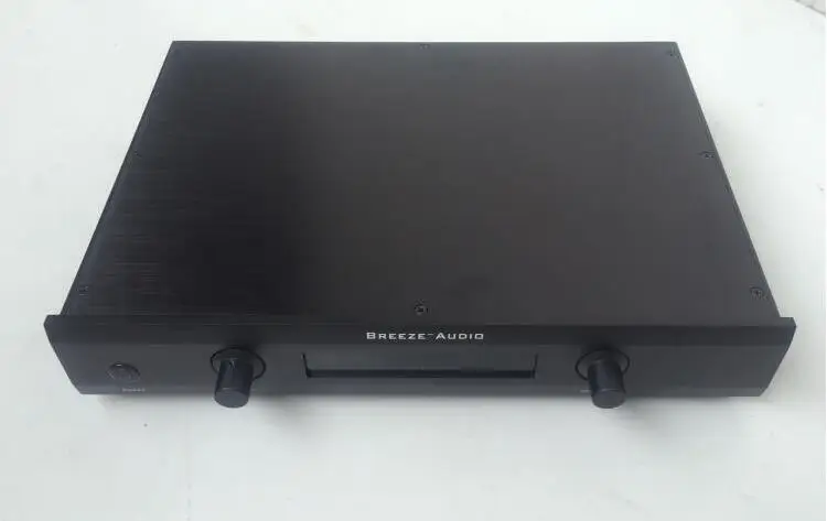 BZ4307 BalanceอลูมิเนียมสีดำPreamplifier Enclosure/DAC/AmplifierแชสซีเสียงAmpกล่อง