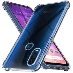 Crystal Soft Case with Airbag For Motorola Moto One Vision 6.3