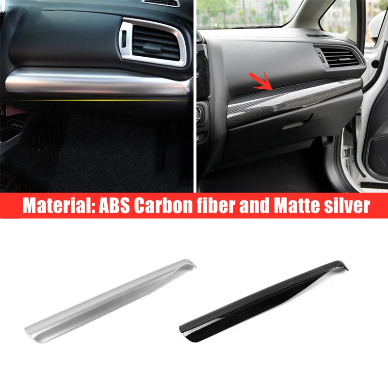 

For Honda FIT JAZZ 2014 2015 2016 2017 2018 accessories Car Console Decoration Strip cover trim car styling ABS Carbon /Matte