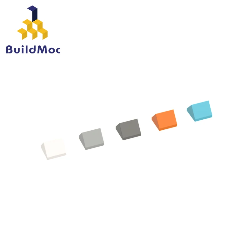 

Buildmoc Bricks 35464 1x1 two-way slope brick For Building Blocks Parts DIY Construction Christmas High-tech Gift Toy