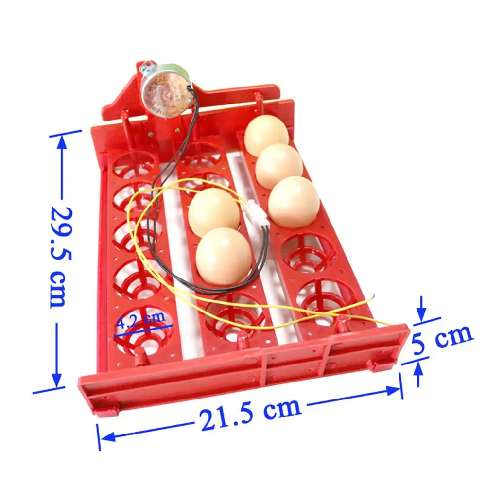 15 Eggs  Automatically Incubator Turn Eggs Tray 220V/110V/12V Motor Chicken Birds Eggs Hatching Equipment Poultry Incubator