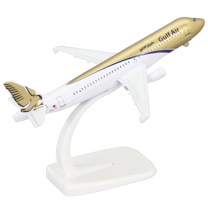 

Diecast 1:300 Simulation Alloy Airplane A320 Bahrain Gulf Air Passenger Aircraft Model Gift Desktop Decoration Collection
