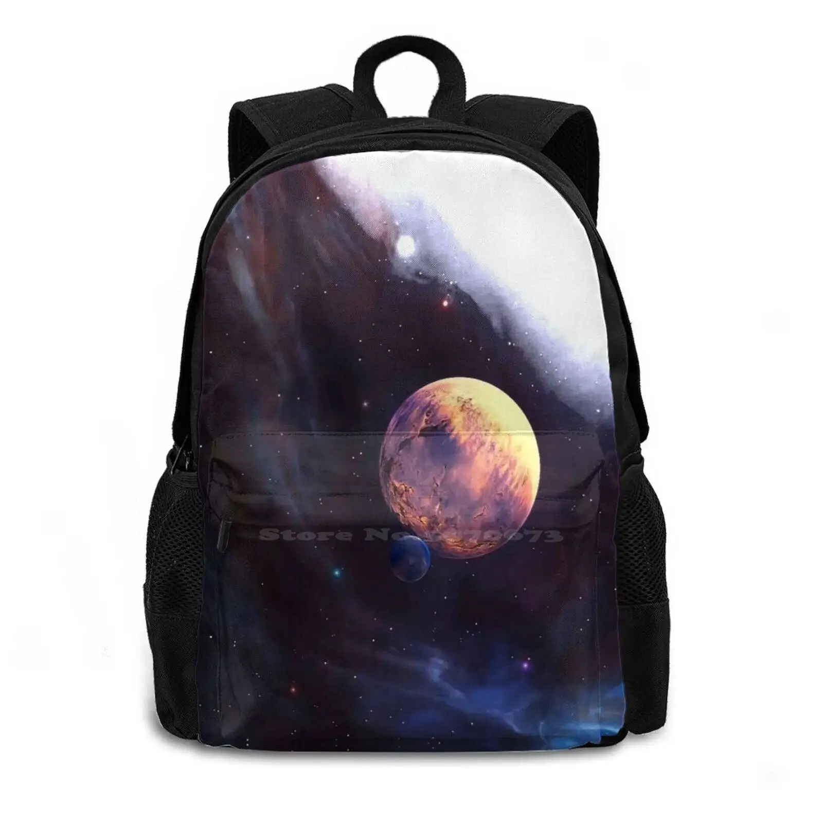 Mochilas escolares para adolescentes, Sacos de Viagem, Espaço Galáctico, Astronauta, Estrelas, Universo Perdido, Terra, Meninas, Laptop, Bolsas