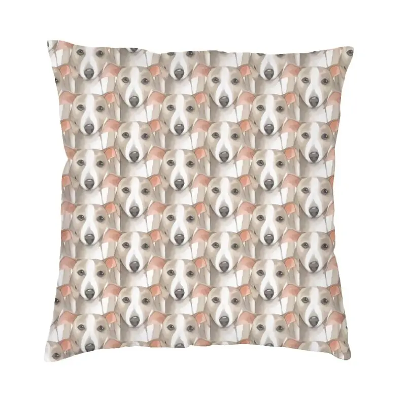 Whippet Greyhound Dog Throw Pillows Case Bedroom Decoration Nordic Sighthound Hound Cushion Cover Sofa Chair Square Pillowcase