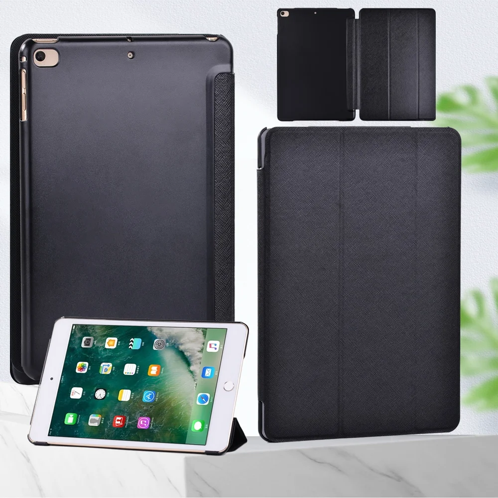 For Apple IPad Mini 1 2 3 4 5 Case PU Leather Folding Stand Smart Tablet Cover Skin for IPad Mini 5 2019 Mini 4 Protective Shell