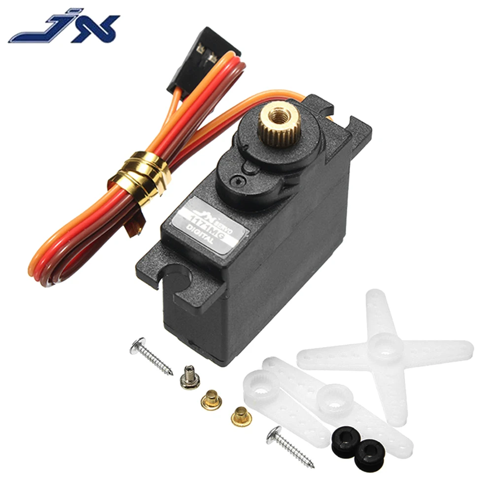 JX PDI-1171MG 17g Metal Gear Digital Core Micro Servo 4.8-6.0V For Fixed Plane 3D Airplane