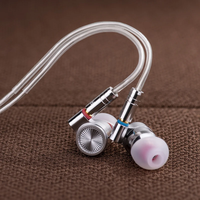 TinHiFi T4 CNT Dynamic In Ear Monitor Earphones Professional HIFI Metal Wired Headsets Mmcx Stereo Headphones Detachable Cable